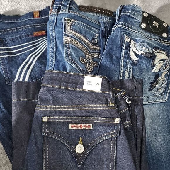YOUR FAVORITE NAME BRANDS Premium Denim. 100s of Jeans Sz 00-18 - Picture 2 of 7